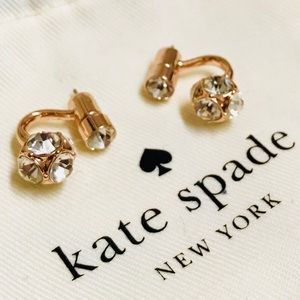 NWOT [Kate Spade] Rose Gold Ear Jackets